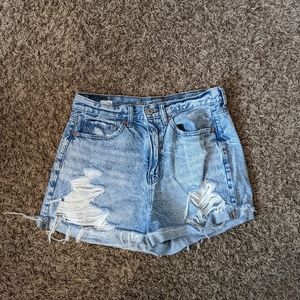 American Eagle Distressed Mom Shorts